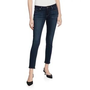 PAIGE Verdugo Ultra Skinny Jeans Corbin Dark Blue Wash Womens Size 28